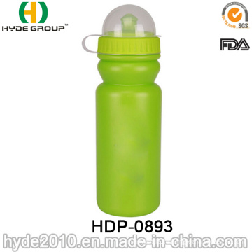 600ml Werbe BPA frei Kunststoff ausgeführt Wasserflasche, PE Kunststoff Sport-Wasserflasche (HDP-0893)